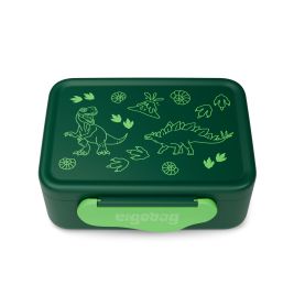 Fond of Brotdose Dinosaurier – Kunststoff mit Trennfach (Rot)