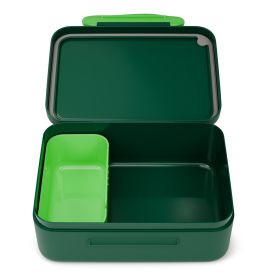 Fond of Brotdose Dinosaurier – Kunststoff mit Trennfach (Rot)