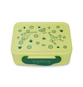 Fond of Brotdose Fußball – Kunststoff mit Trennfach (Pink)