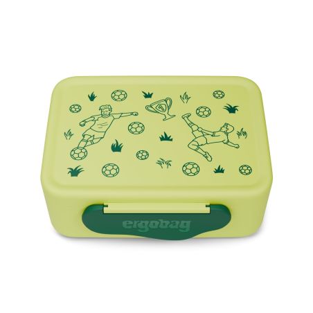 Fond of Brotdose Fußball – Kunststoff mit Trennfach (Pink)