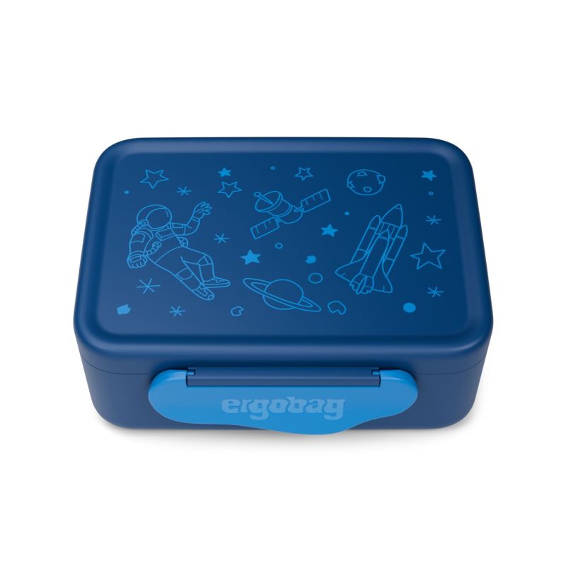 Fond of Brotdose Astronaut – Kunststoff mit Trennfach (Blau)