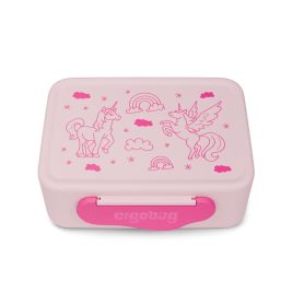 Fond of Brotdose Einhorn – Kunststoff mit Trennfach (Lila)