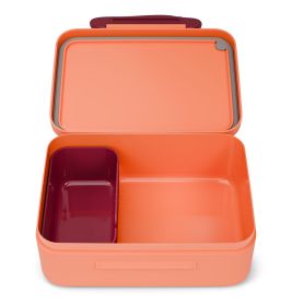 Fond of Brotdose Tiger – Kunststoff mit Trennfach (Türkis)