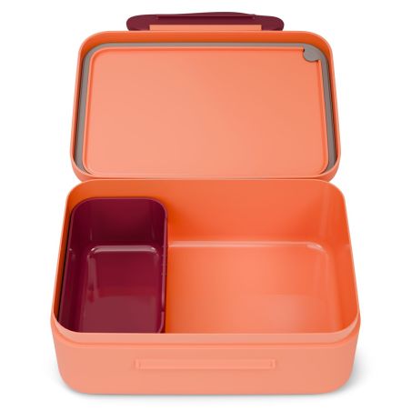 Fond of Brotdose Tiger – Kunststoff mit Trennfach (Türkis)