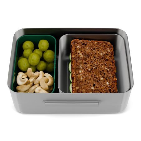 Fond of Edelstahl Brotdose Dschungel – mit Trennfach & Snack-Box