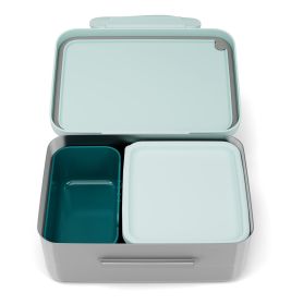 ergobag Blumen Edelstahl Brotdose: BPA-frei, Schul & Freizeit, 01070-20191-10