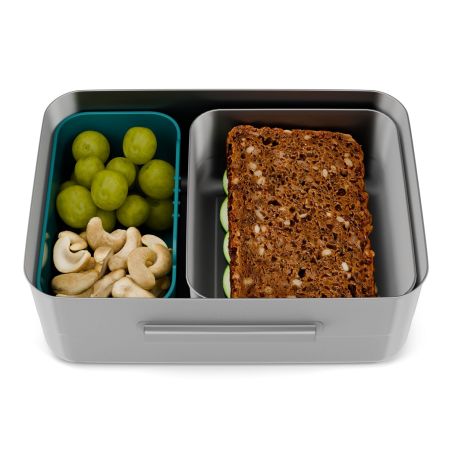 ergobag Blumen Edelstahl Brotdose: BPA-frei, Schul & Freizeit, 01070-20191-10