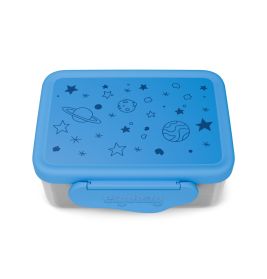 ergobag Sterne Edelstahl Brotdose: BPA-frei, Trennfach, Snack-Box für Schule & Freizeit