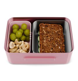 ergobag Einhorn Edelstahl Brotdose: BPA-frei, Trennfach, Snack-Box | Kindgerecht