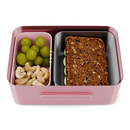 ergobag Einhorn Edelstahl Brotdose: BPA-frei, Trennfach, Snack-Box | Kindgerecht