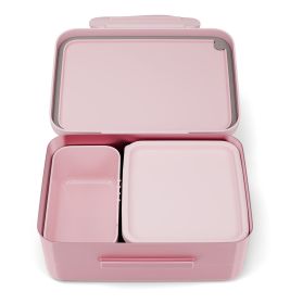 ergobag Einhorn Edelstahl Brotdose: BPA-frei, Trennfach, Snack-Box | Kindgerecht