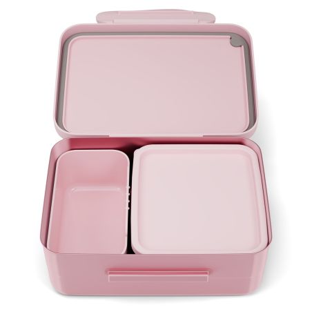 ergobag Einhorn Edelstahl Brotdose: BPA-frei, Trennfach, Snack-Box | Kindgerecht