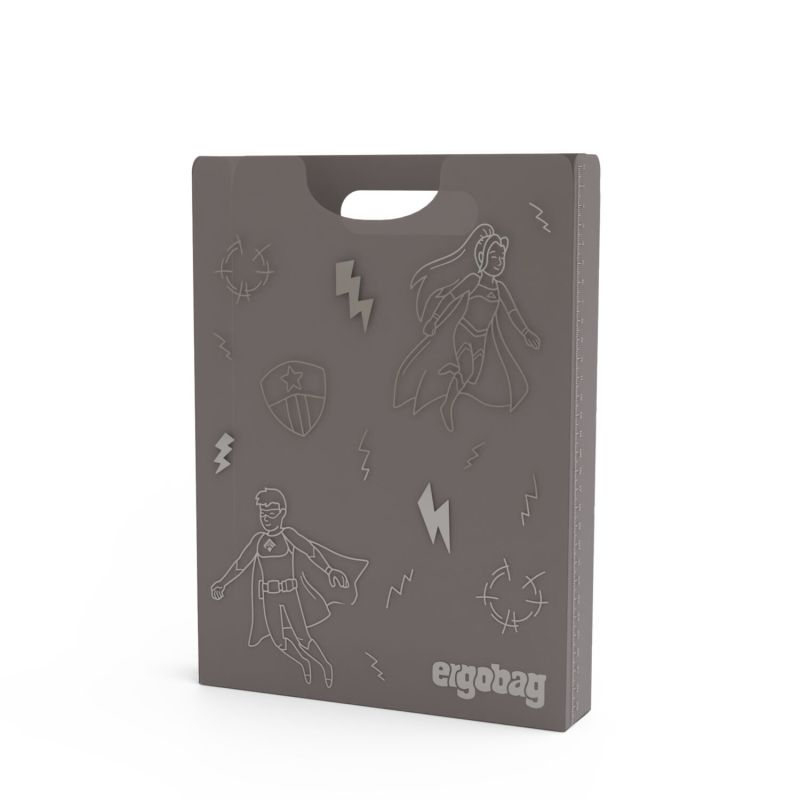 ergobag Heftebox DIN A4 Superheld – Praktisch mit Tragegriff & Schutz