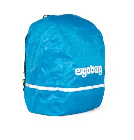 ergobag Regencape Blau – wasserdichter Schutz für Schulranzen