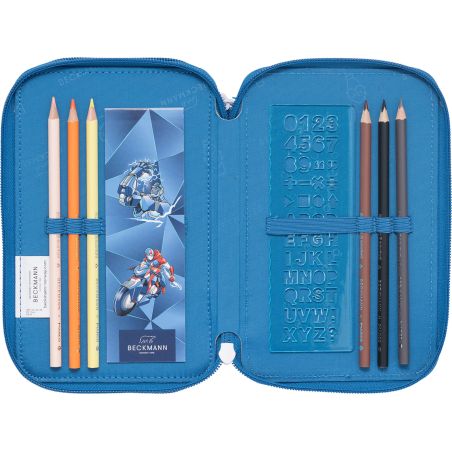 Federmappe Blue lightning 3 Fächer