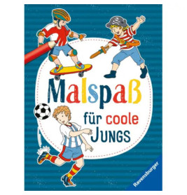 Malspaß für coole Jungs
