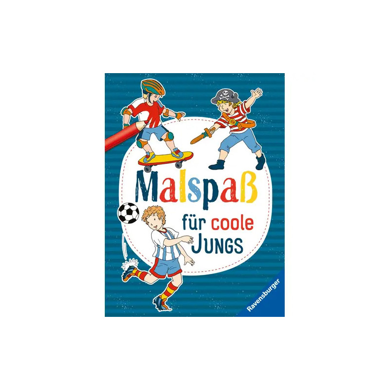 Malspaß für coole Jungs