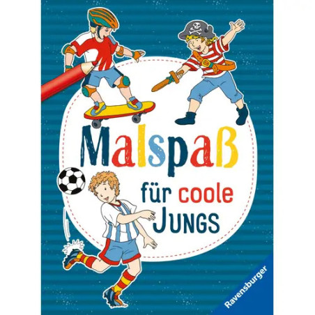 Malspaß für coole Jungs