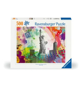 Puzzle Postkarte aus New York 500 Teile