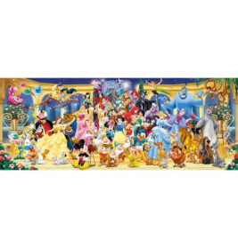 Ravensburger Puzzle Disney Gruppenfoto 1000 Teile – Panorama für Erwachsene