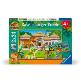 Ravensburger Puzzle Jurassic World Explorer – 2x24 Teile Dinosaurier ab 4 Jahren