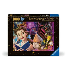 Ravensburger Puzzlebox mit 1000 Teilen, Motiv: Charaktere aus Disneys Die Schöne und das Biest.