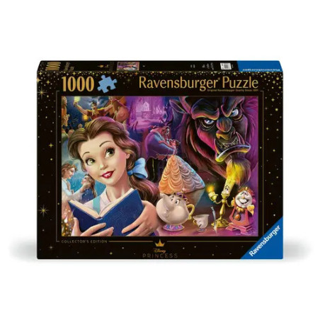 Ravensburger Puzzlebox mit 1000 Teilen, Motiv: Charaktere aus Disneys Die Schöne und das Biest.