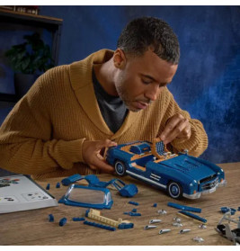 Hot Wheels HW Brick Shop Premium Mercedes-Benz 300 SL Modell | Sammlerstück Flügeltürer