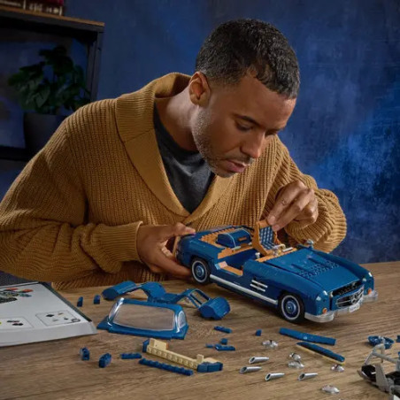 Hot Wheels HW Brick Shop Premium Mercedes-Benz 300 SL Modell | Sammlerstück Flügeltürer