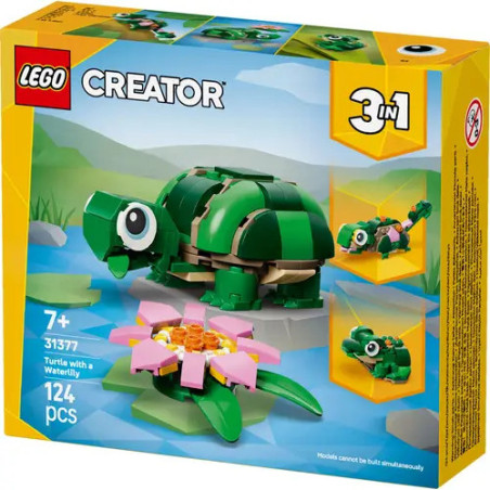 Creator Schildkröte mit Seerose