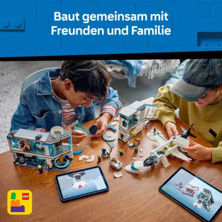 City Flughafen mit Flugzeug