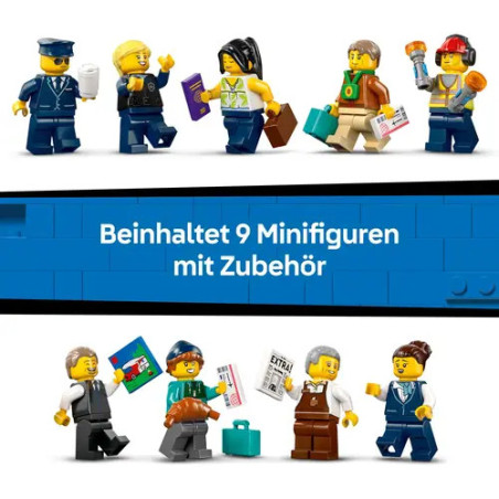 City Flughafen mit Flugzeug