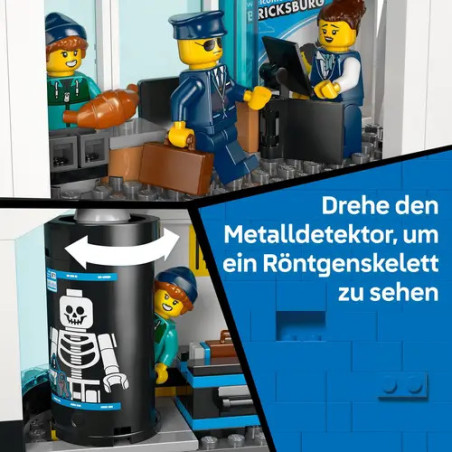 City Flughafen mit Flugzeug