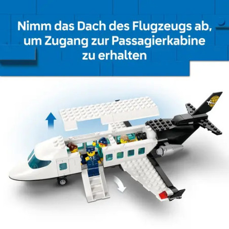 City Flughafen mit Flugzeug