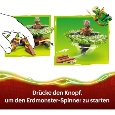 Ninjago Lloyd vs. Elementarmonster-Spinner