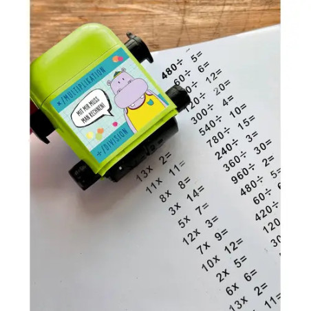 Rechen-Roll-Stempel - Divisio