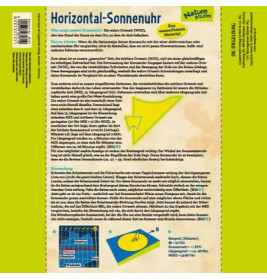 Horizontal-Sonnenuhr - Nature