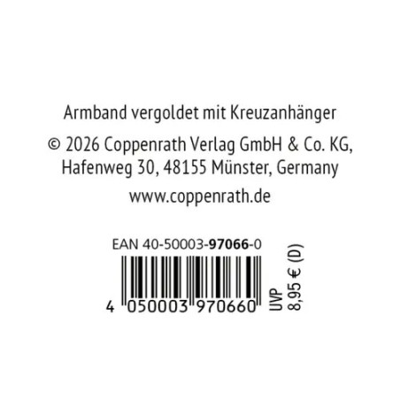 Armband mit Kreuzanhänger