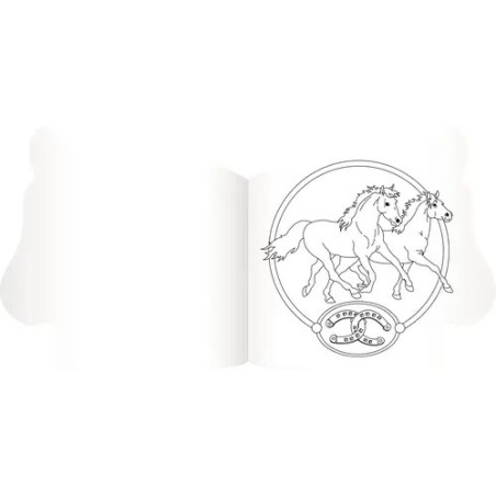 Malbuch mit Formstanzung - Pf