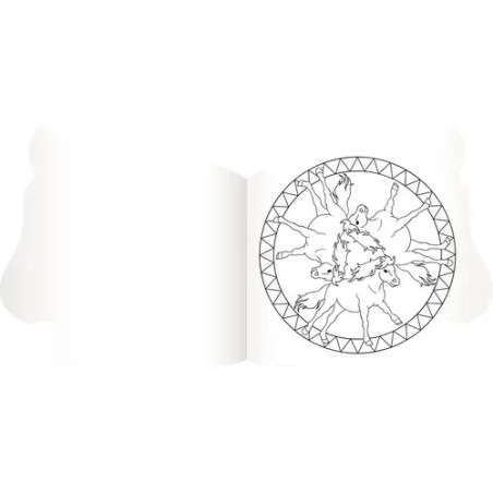 Malbuch mit Formstanzung - Pf