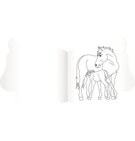Malbuch mit Formstanzung - Pf