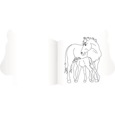 Malbuch mit Formstanzung - Pf