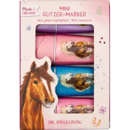Mini Glitzer-Marker - Pferdef