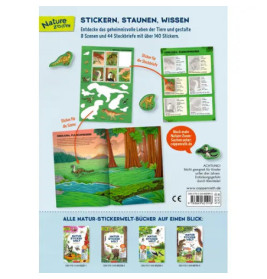 Natur-Stickerwelt: Dinosaurier
