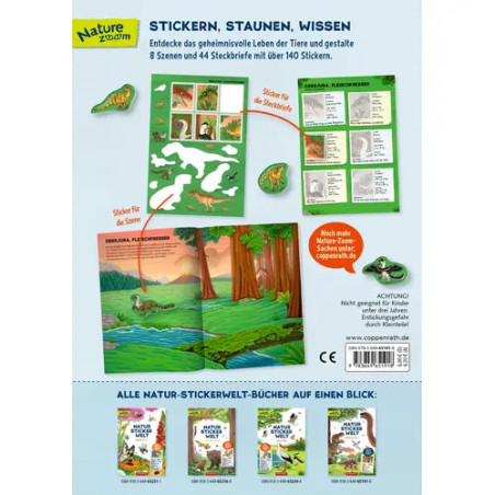Natur-Stickerwelt: Dinosaurier