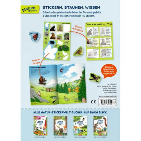 Natur-Stickerwelt: Unsere Vöge l