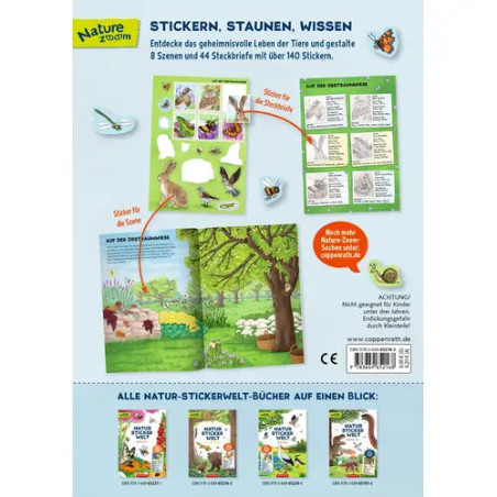 Natur-Stickerwelt: Insekten u