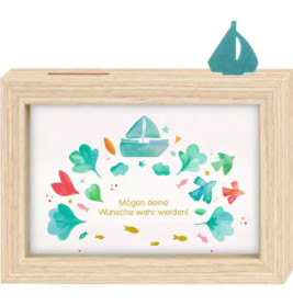 Bilderrahmen-Spardose - Möge