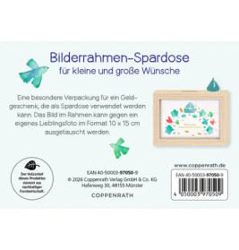 Bilderrahmen-Spardose - Möge