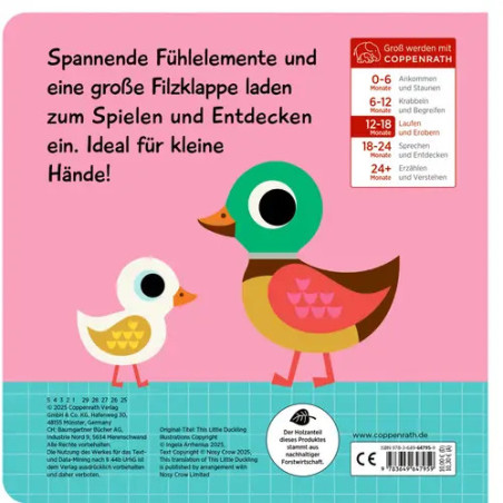 Mein Fühlbuch: Kleine Ente